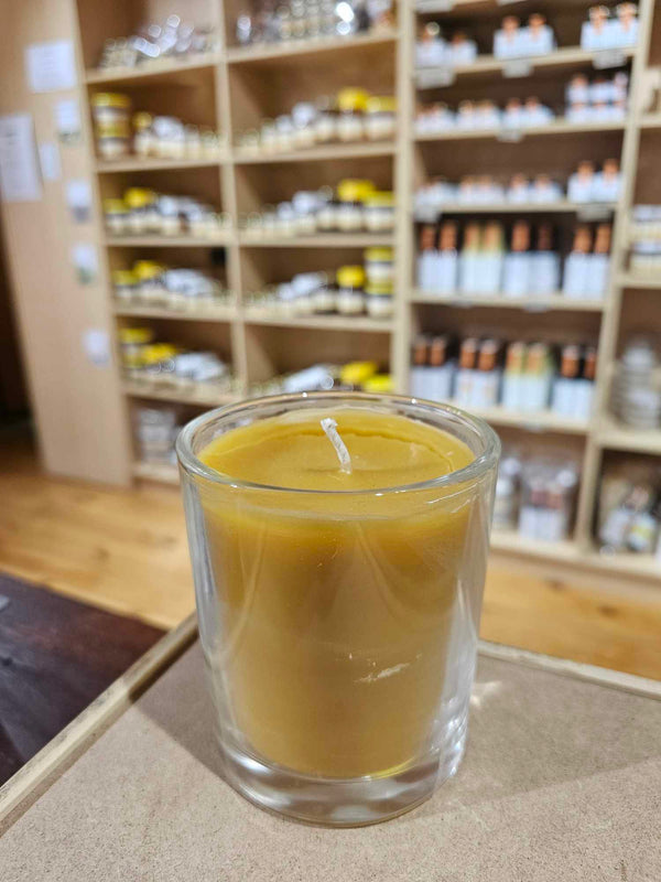 Large Glass Candle